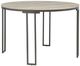 Crown Mark Verano Beige Dining Table with Gray Base-0