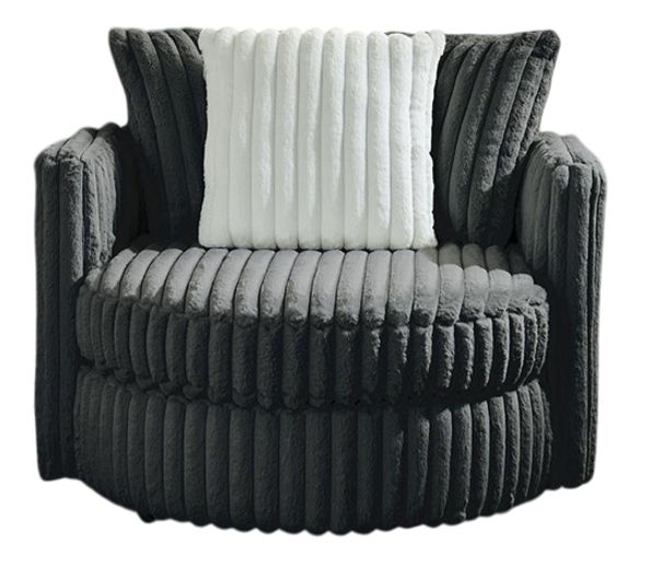 Albany Industries Mondo Gunmetal Swivel Chair-0