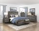 Homelegance® Lenior Gray King Storage Platform Bed-1