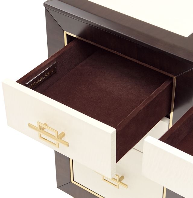 Michael Amini® Belmont Place Espresso Vanity Desk-3