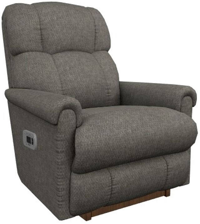 La-Z-Boy® Pinnacle Graphite Power Wall Recliner with Headrest and Lumbar-0