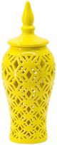 A & B Home Sunny Yellow 11" Jar-0