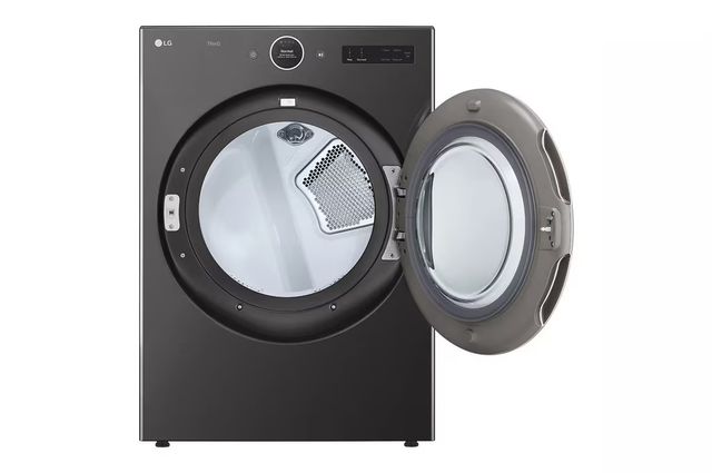 LG 7.4 Cu. Ft. Black Steel Front Load Gas Dryer-1
