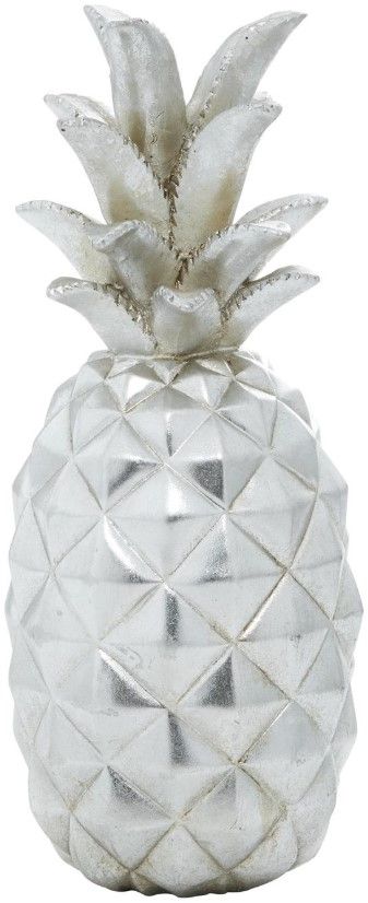 Deco Marche Silver 14" Pineapple Sculpture-0