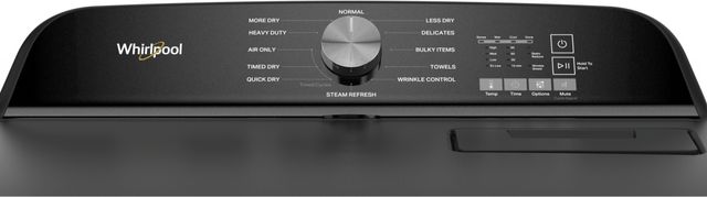 Whirlpool® 7.0 Cu. Ft. Volcano Black Electric Dryer-2