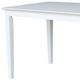John Thomas Furniture® Build Your Own White Table with Shaker Legs-1
