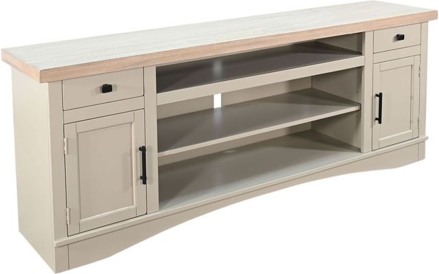 Sunny Designs™ Velora Pavestone/Wheat Media Cabinet-0