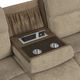Elements International Hornet Rancho Beige Manual Reclining Sofa-3