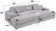 ACME Furniture Hilde 2-Piece Light Gray Sectional-2