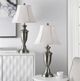 Stylecraft 2-Piece Gray/White Table Lamp Set-4