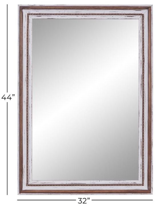 Deco Marche Brown Beaded Wall Mirror-3