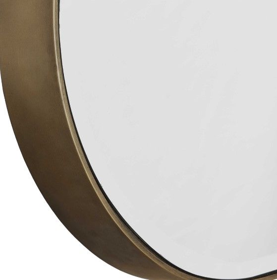 Uttermost® Lago Antiqued Golden Bronze Mirror-4