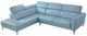 Homelegance® Giselle 2-Piece Blue Left-Arm Facing Sectional and Chaise-4