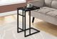 Monarch Specialties Inc. 24"H Black Accent Table with Metal Base-1