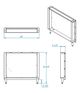 Kalamazoo™ Outdoor Gourmet Signature Series 39" Stainless Steel Appliance Back Panel-1