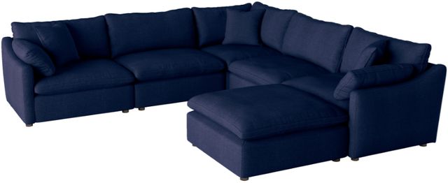 Mazin Furniture Howerton 2-Piece Blue Modular Sectional Set -2