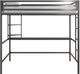 Novogratz Maxwell Gray Full Loft Bed with Desk & Shelves-1