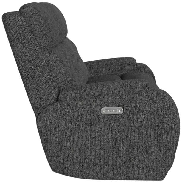 Flexsteel® Customizable Strait Power Reclining Sofa with Power Headrests-3
