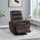 New Classic® Home Furnishings Takami Brown Manual Swivel Recliner-1