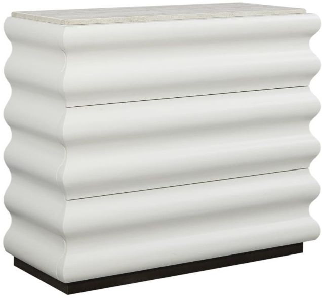 Bernards Trilogy White Channel Chest-0