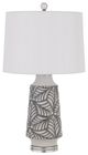 Cal® Lighting & Accessories Burgin Pearly Table Lamp-0