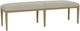 Riverside Furniture Davie Gray/Pale Oak Upholstered Dining Bench-0
