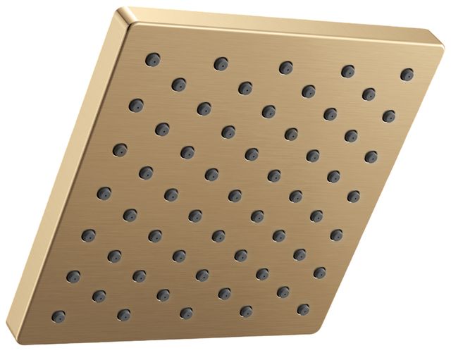 Delta Modern Champagne Bronze Single-Setting Shower Head-0