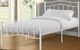 Titus Furniture White 39" Twin Platform Bed-0