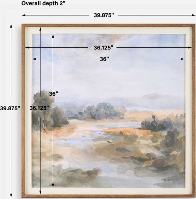 Uttermost® Danhui Nai River Afternoon Framed Print-3