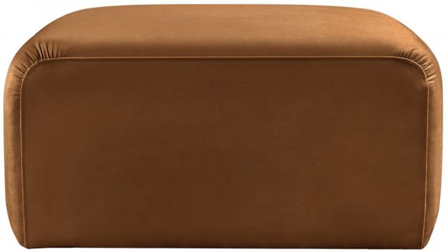 Meridian Furniture Arc Saddle Velvet Ottoman-1