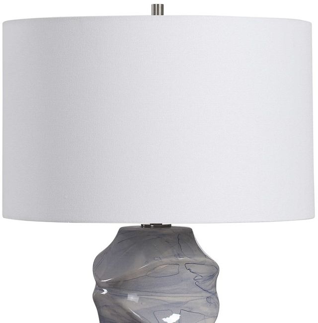 Uttermost® Waves Blue/White Table Lamp-4