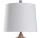 StyleCraft Haverhill Brown/Silver/White Table Lamp-1