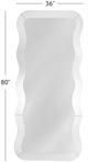 Bassett Mirror Wave Clear Floor Mirror-4