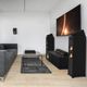 Klipsch® Reference 6" Black Textured Wood Grain Vinyl Floor Standing Speaker-5