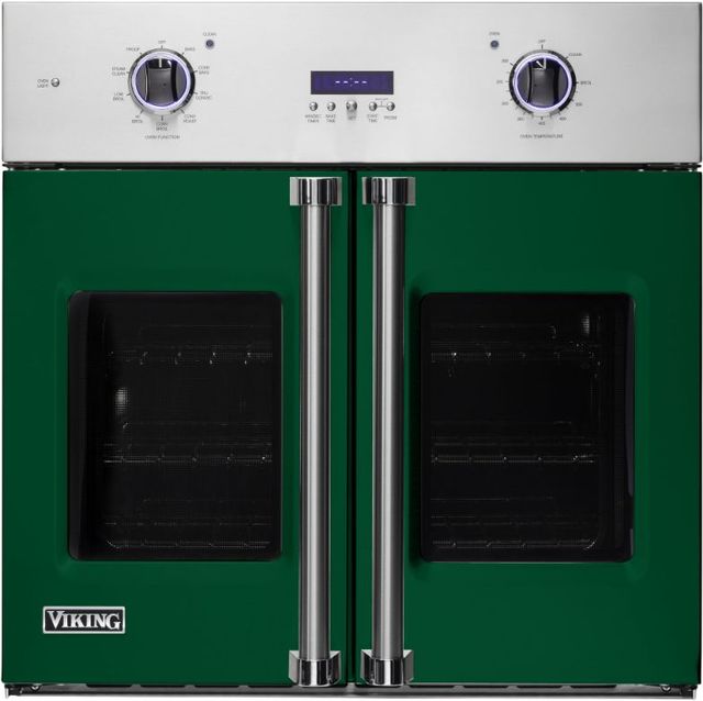 Viking® 7 Series 30" Ivy Electric Single French-Door Oven-0