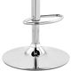 Armen Living Karter Black/Walnut/Chrome Adjustable Bar Stool-3