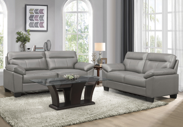 Homelegance® Denizen Gray Loveseat-3