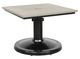 CabanaCoast® Customizable Skye Aluminum/Wooden 24"x30" Outdoor Pedestal Side Table-0