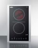 Summit® 15" Black Electric Cooktop-1