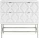 Olliix by Madison Park White Sonata Accent Chest with Two Drawers-0