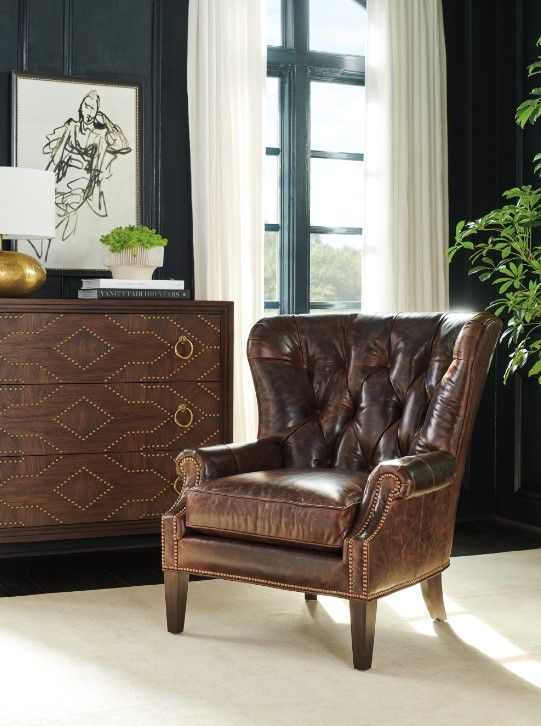 Lexington Home Customizable Silverado Atwater Leather Chair-1
