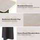 ACME Furniture Jacory Bottocino Marble Top End Table with Espresso Base-4