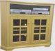 American Heartland Manufacturing Poplar 50" Tall Curve Corner TV Stand-0
