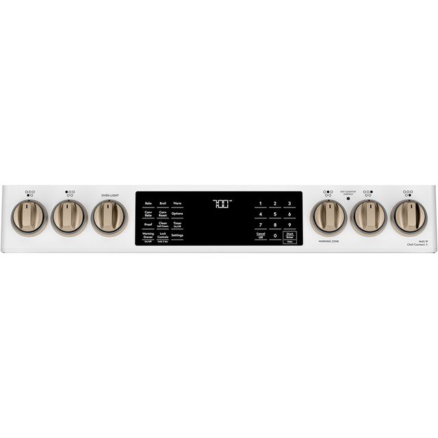 Café™ 30" Matte White Slide-In Electric Range-2