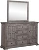 Liberty Furniture Big Valley Graystone Dresser and Mirror-0