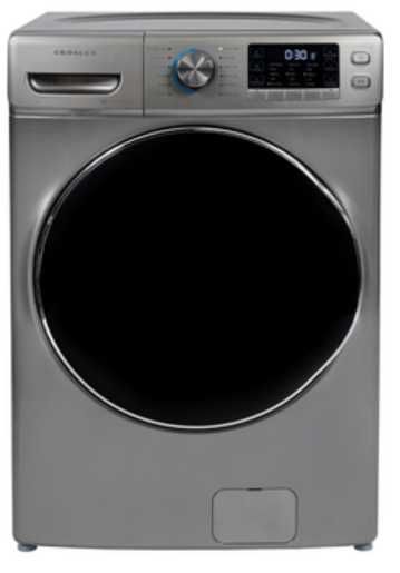 Crosley® 4.5 Cu. Ft. Dark Silver Front Load Washer -0