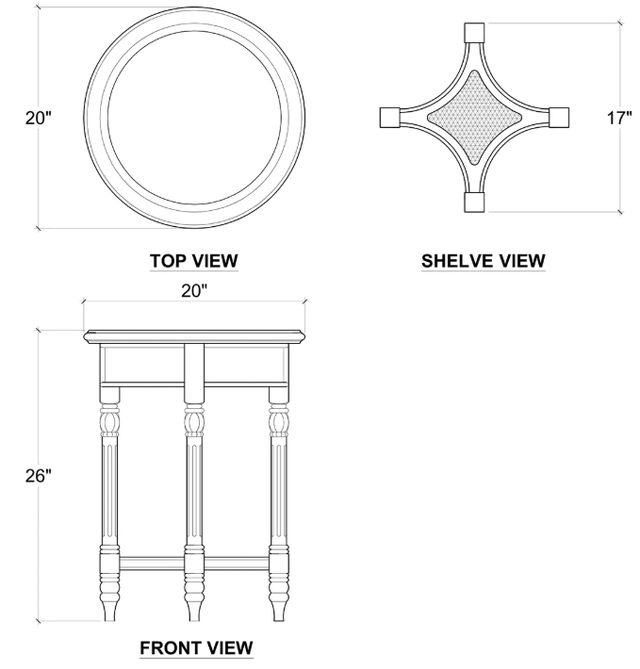 Bramble Customizable Montego Side Table-1
