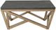 Riverside Furniture Hawkins Antique Oak/Bluestone Coffee Table-1