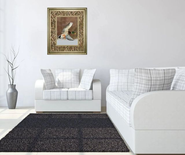 Classy Art Flying Mallard by Steve Oehlenschlager Wall Art-2