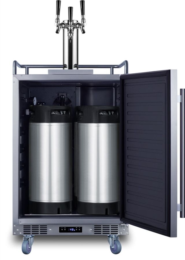 Summit® 24" Stainless Steel Outdoor Kegerator -4